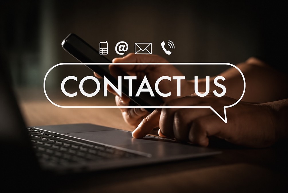 Contact us via WhatsApp or email